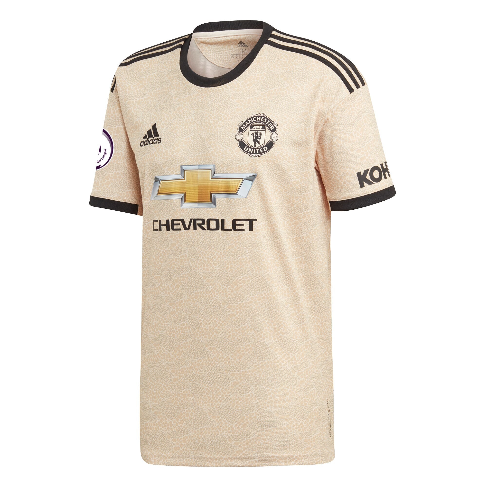 Manchester United adidas 2019/20 Away Replica Jersey - Tan